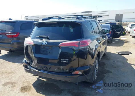 2017 Toyota Rav4 Hybrid Limited из США, поврежденный, VIN JTMDJREV1HD102404